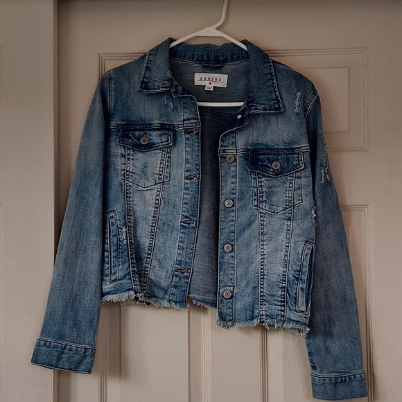 Eunia Denim Jean Jacket - Picture 1 of 2